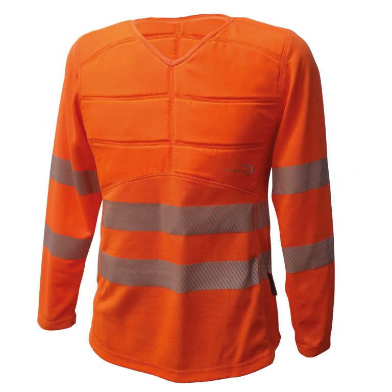 E-COOLINE-PowerSignal-Shirt-SX3-PowerSignaShirt-SX3-orange-front