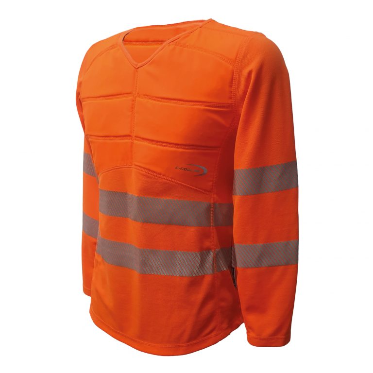 E-COOLINE-PowerSignal-Shirt-SX3-PowerSignaShirt-SX3-orange-seitlich-1