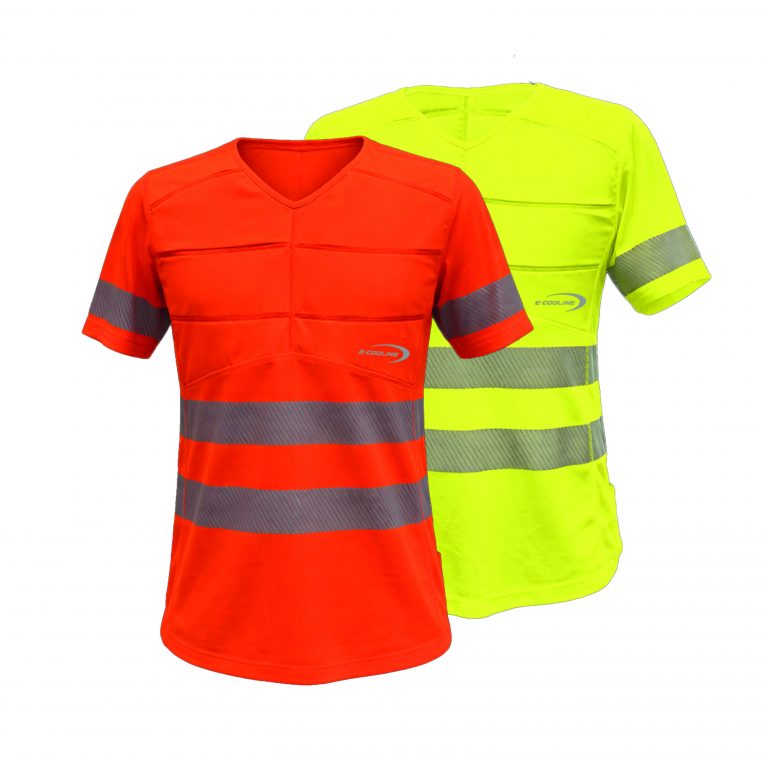 E.COOLINE PowerSignal-T-Shirt SX3-orange und yellow